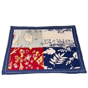 Pottery Barn Kids Island Aloha Surf Quilted Pillow Sham Standard Beach 27" x 18"